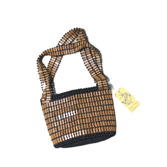 True 70’s Vintage OOAK On Trend Beaded Boho Bag - Picture 1 of 8